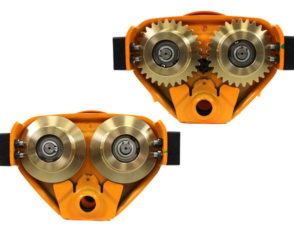 Optional Spark-Resistant Trolley Wheels