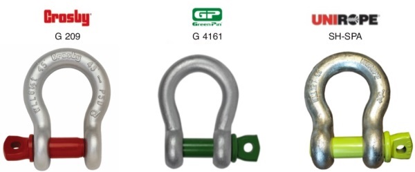 HR screw pin anchor shackle - Lifteurop