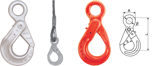 Alloy Self Locking Eye Hook - Unirope