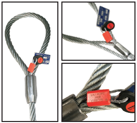 Installation and attachment of RFID and serial number/year of production/inspection date tag